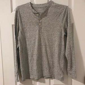 Old Navy | Long Sleeve Quarter Button Up Tee M